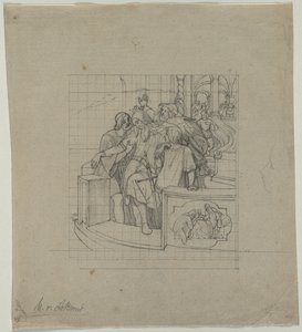 Der König von Thule, zweites oder drittes Viertel des 19. Jahrhunderts von Moritz Ludwig von Schwind
