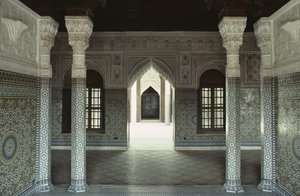 Innenansicht der Kasbah von Thamiel Glaoui von Moroccan School