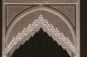 Kasbah von Thamiel Glaoui, Stuck, Detail (Keramik)