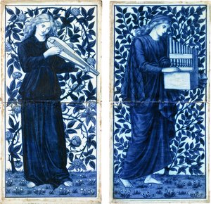Ein Satz von vier William Morris Co, ca. 1900 von Morris and Company