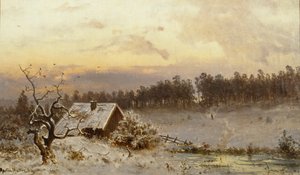 Sonnenuntergang über Hegdehaugen