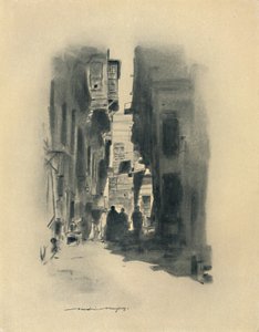 Eine Straße in Kairo, 1903 von Mortimer L Menpes