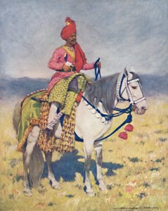 Ein berühmtes Tanzpferd - Lager der Bombay-Häuptlinge, 1903