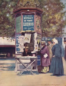 Ein Kiosk, Paris, 1903