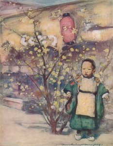 Ein kleiner japanischer Junge, um 1887 von Mortimer L Menpes