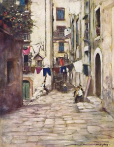 Eine Straße in Neapel, 1903
