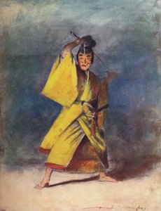 Ein Schauspieler, ca. 1887, 1901 von Mortimer L Menpes