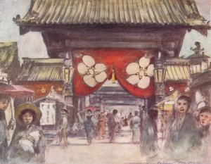 Zum Tempel führend, ca. 1887