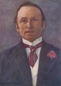 Lord Curzon in seinem Arbeitszimmer in Delhi, 1903 von Mortimer L Menpes