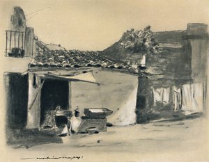 Am Stadtrand von Palermo, 1903 von Mortimer L Menpes