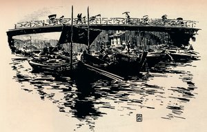 Osaka, Japan, ca. 1900 von Mortimer L Menpes