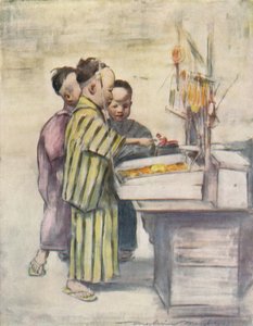 Spielgefährten, ca. 1887 von Mortimer L Menpes