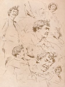 Porträtstudien, ca. 1880, 1904