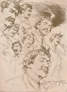 Porträtstudie von Mortimer L Menpes