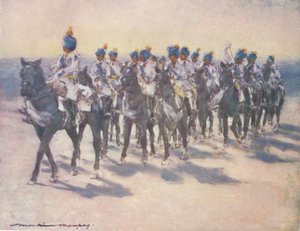 Das Kaiserliche Kadettenkorps beim Durbar, 1903 von Mortimer L Menpes