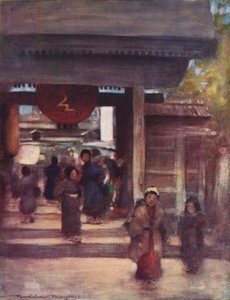 Der Weg zum Tempel, ca. 1887, 1901 von Mortimer L Menpes