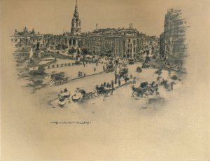 Trafalgar Square von Mortimer L Menpes