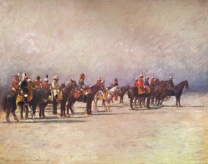 Vizekönig inspiziert die Truppen, 1903