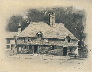 Ein Cottage in Surrey, 1903 von Mortimer Ludington Menpes