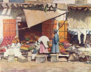 Ein Obststand, 1905