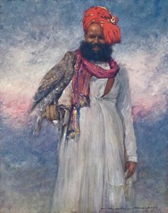 Ein Falkner von Rajgarh