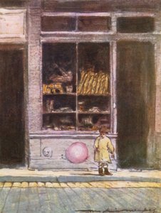 Brotladen in der Nähe des Zentralmarktes von Mortimer Ludington Menpes