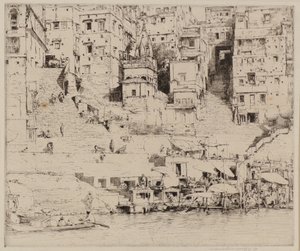 Stadt am Ganges von Mortimer Ludington Menpes