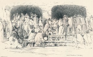 Mittag in Puebla, um 1895, 1896 von Mortimer Ludington Menpes
