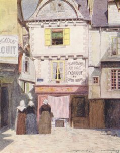 Place Henri Quatre, Vannes von Mortimer Ludington Menpes