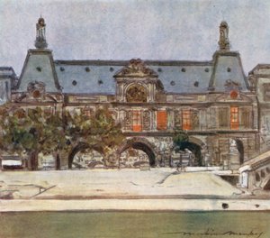 Der Louvre von Mortimer Ludington Menpes