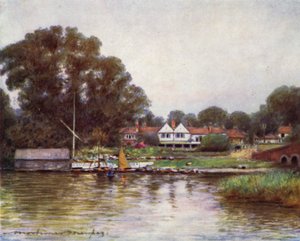 Der Rosengarten in Sonning von Mortimer Ludington Menpes