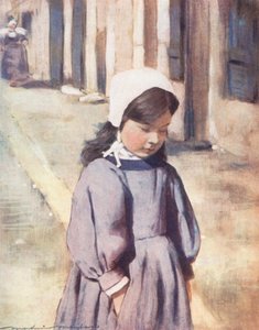 Kinder der Welt: Bretonen, Unter Omas Auge von Mortimer Ludington Menpes
