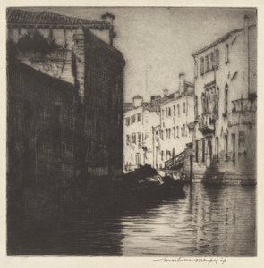 Ein Hinterkanal, Venedig