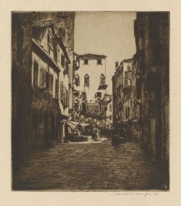 Eine Marktszene von Mortimer Menpes