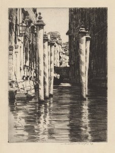 Ein enger Kanal, Venedig
