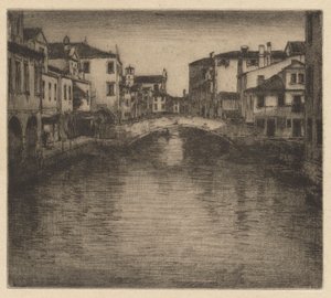 Ein Seitenkanal, Venedig
