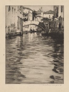 Reflexionen, Venedig (Brücke von Luciano, Canal Grande)