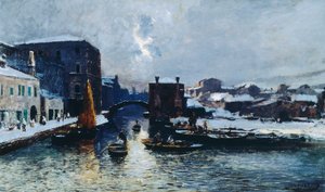 Chioggia im Schnee
