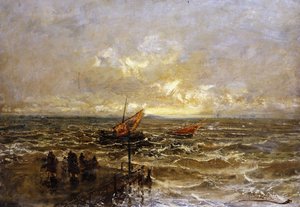 Segelboote an einem Steg