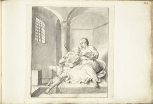 Cimon und Pero (Caritas Romana) von Moses Ter Borch