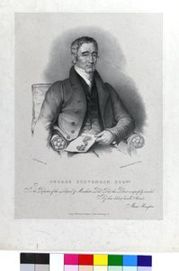 George Stephenson, Esqre., ca. 1830 von Moses the Younger (after) Haughton