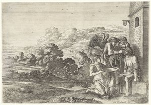 Tobias heilt die Blindheit seines Vaters von Moyses van Wtenbrouck