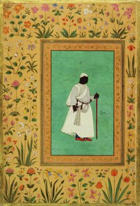 Malik Ambar (1548-1626) von Ahmadnager, ca. 1605-27 von Mughal School