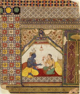 Rama versucht Sita seine Zurückweisung zu rechtfertigen