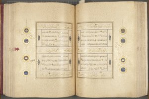 Fol 137 verso 183 recto, Timuriden-Koran, 1441