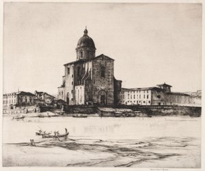 San Frediano in Cestello, Florenz von Muirhead Bone