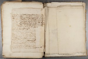 Portfolio von Zeichnungen von Mutio Oddi aus Urbino und anderen, p120, verso, ca. 1635-40