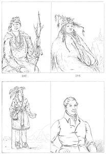 Delawares und Mohikaner, 1841 von Myers and Co