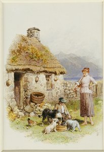 Ein Hochlandhäuschen