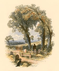 Eine Kirchhofszene von Myles Birket Foster